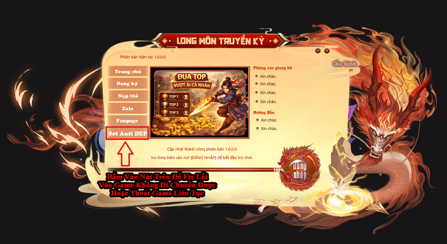 Fix lỗi
